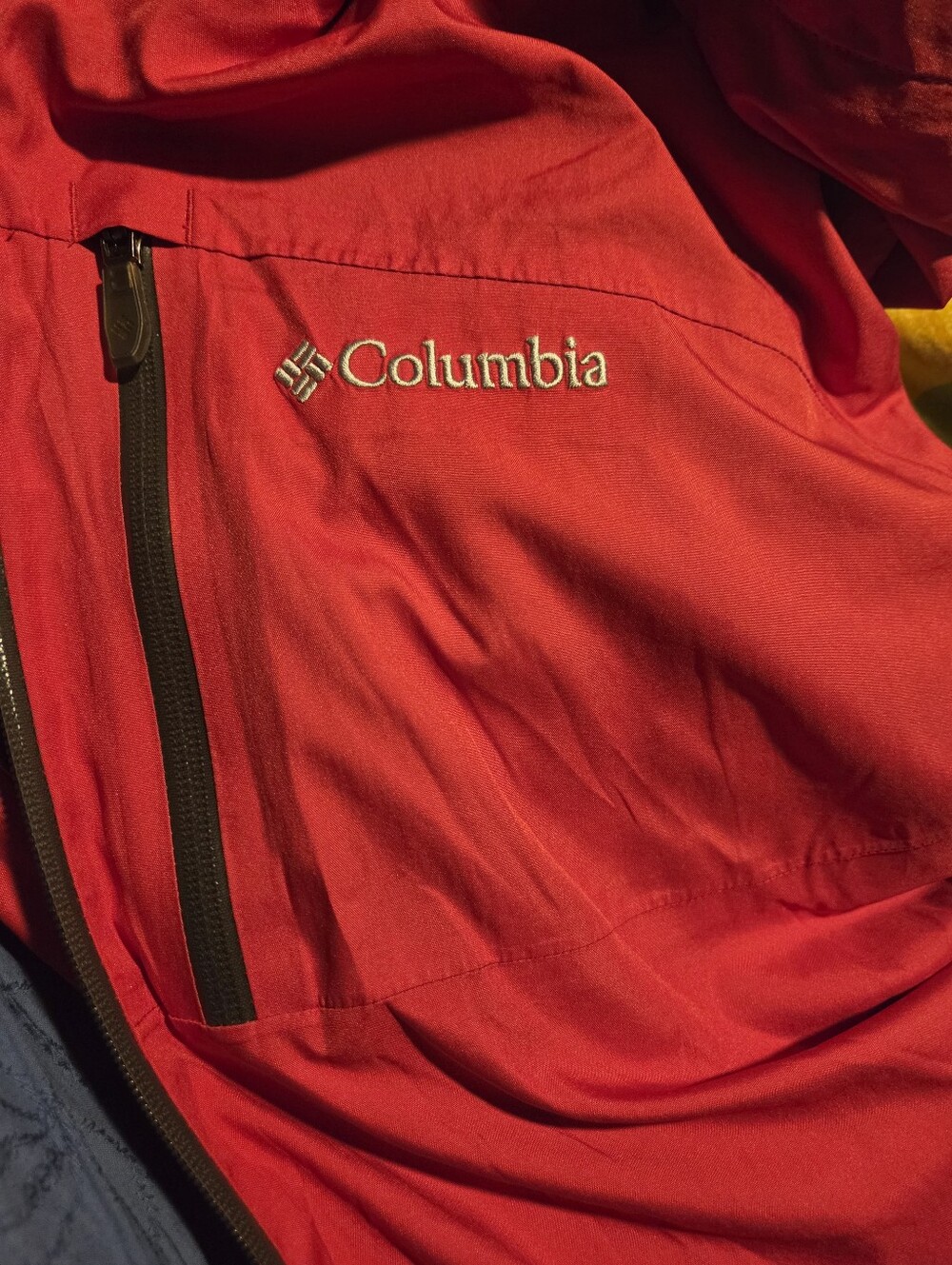 Columbia Men's Red Outdoor Jacket With Hood